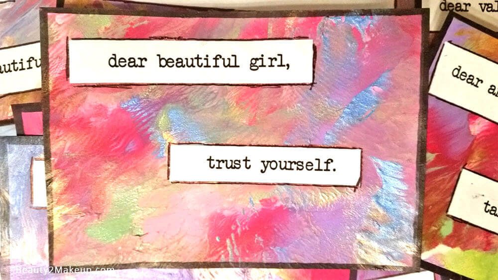 Dear Valuable Girl Truth Card - Giving Back To The Community
