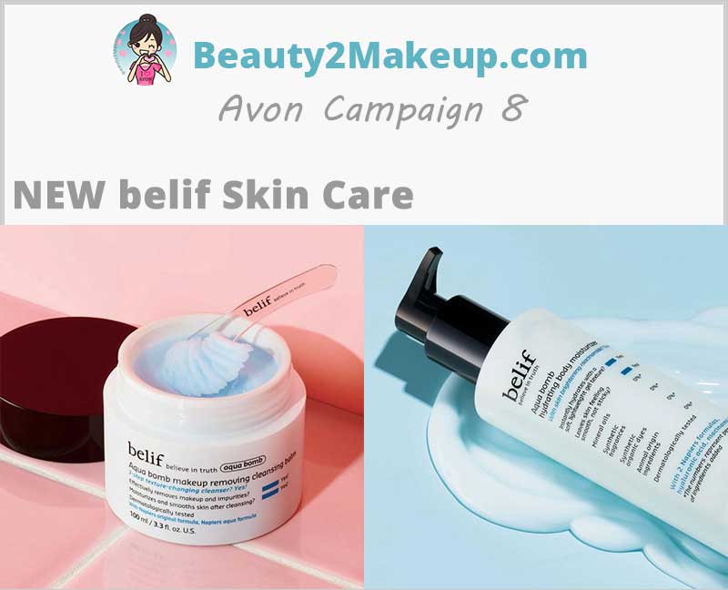 new Avon belif products