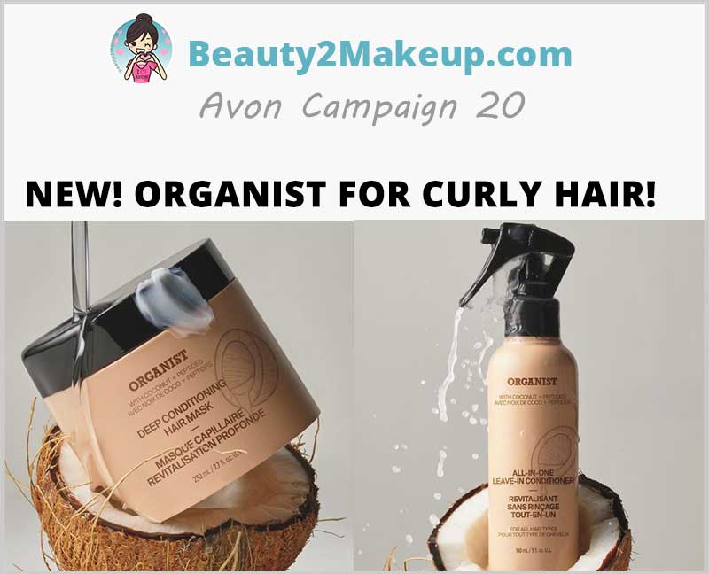 New in Avon Campaign 20 Organist Coconut Curly Hair