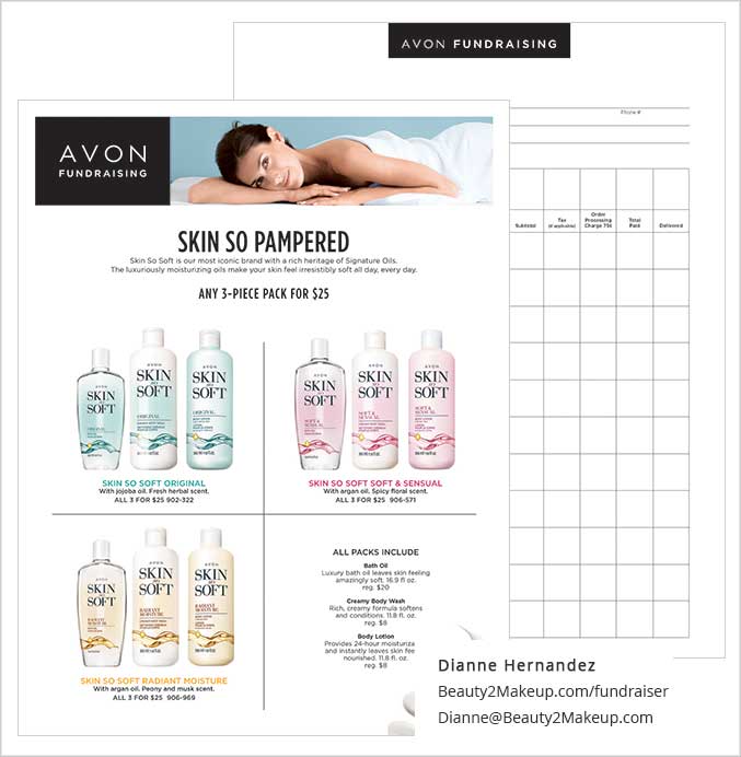 Q4 Avon Skin So Soft Fundraiser